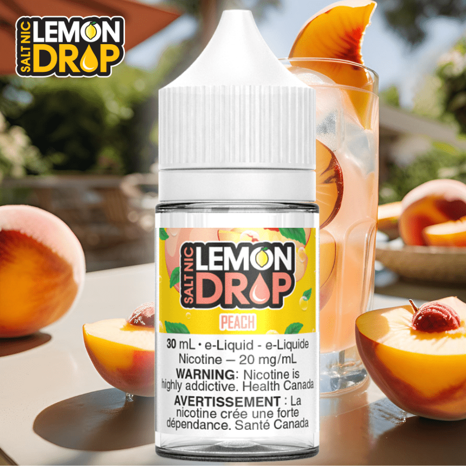 Peach Salts by Lemon Drop E-Liquid Morden Vape SuperStore and Cannabis Manitoba Canada