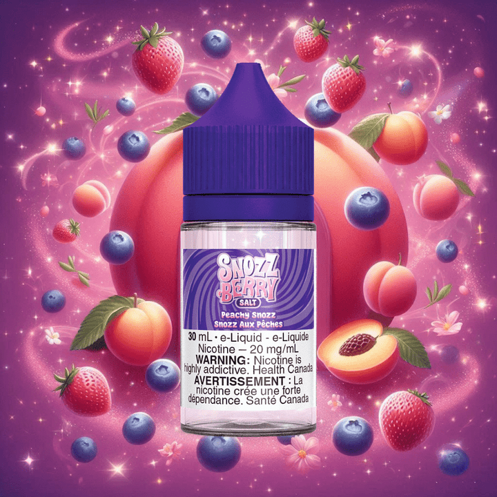 Peach Snozz Salt By Snozzberry E-Liquid 30ml / 12mg Morden Vape SuperStore and Cannabis Manitoba Canada