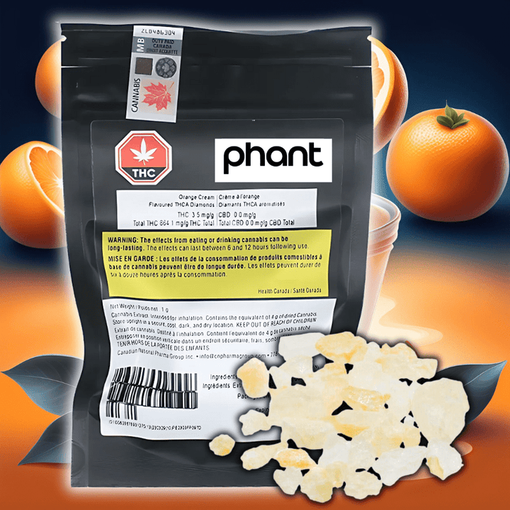 Phant Orange Cream THCa Diamonds-1g Morden Vape SuperStore and Cannabis Manitoba Canada