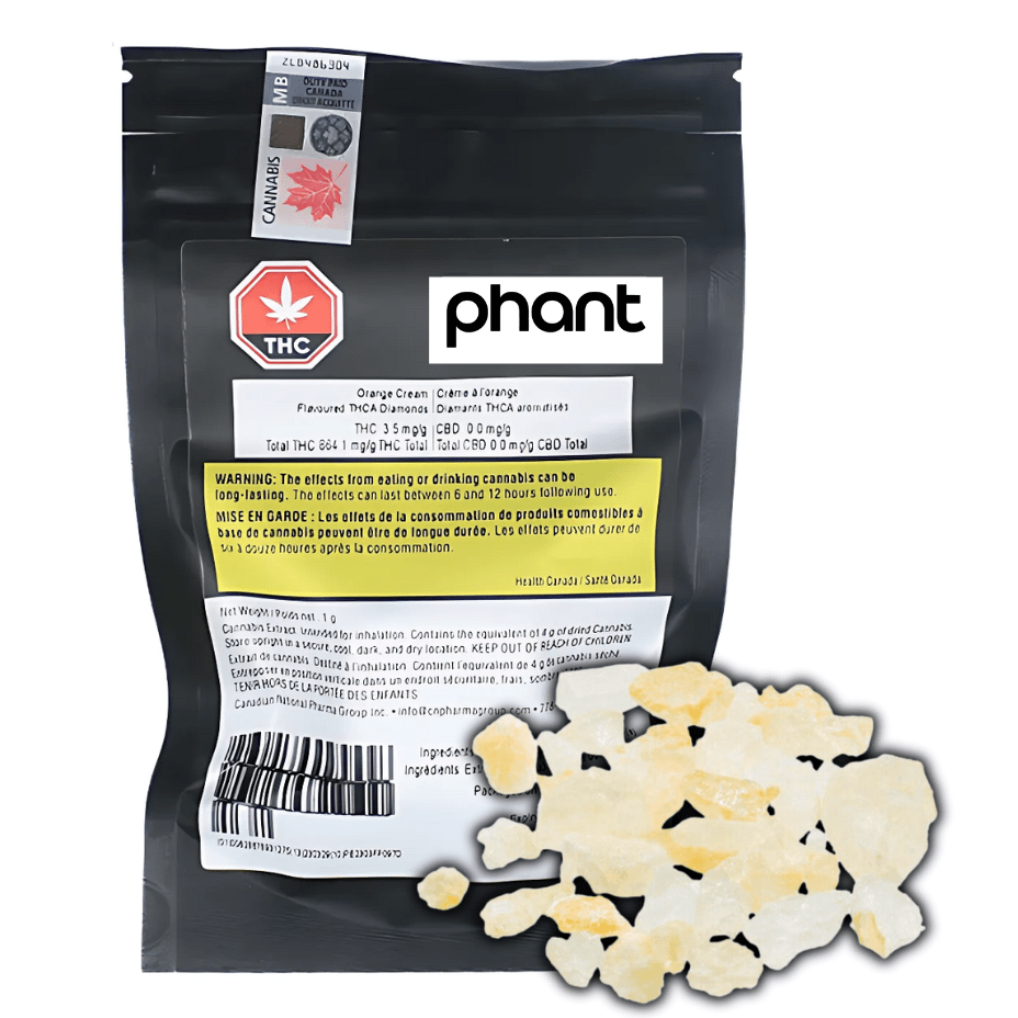 Phant Orange Cream THCa Diamonds-1g Morden Vape SuperStore and Cannabis Manitoba Canada