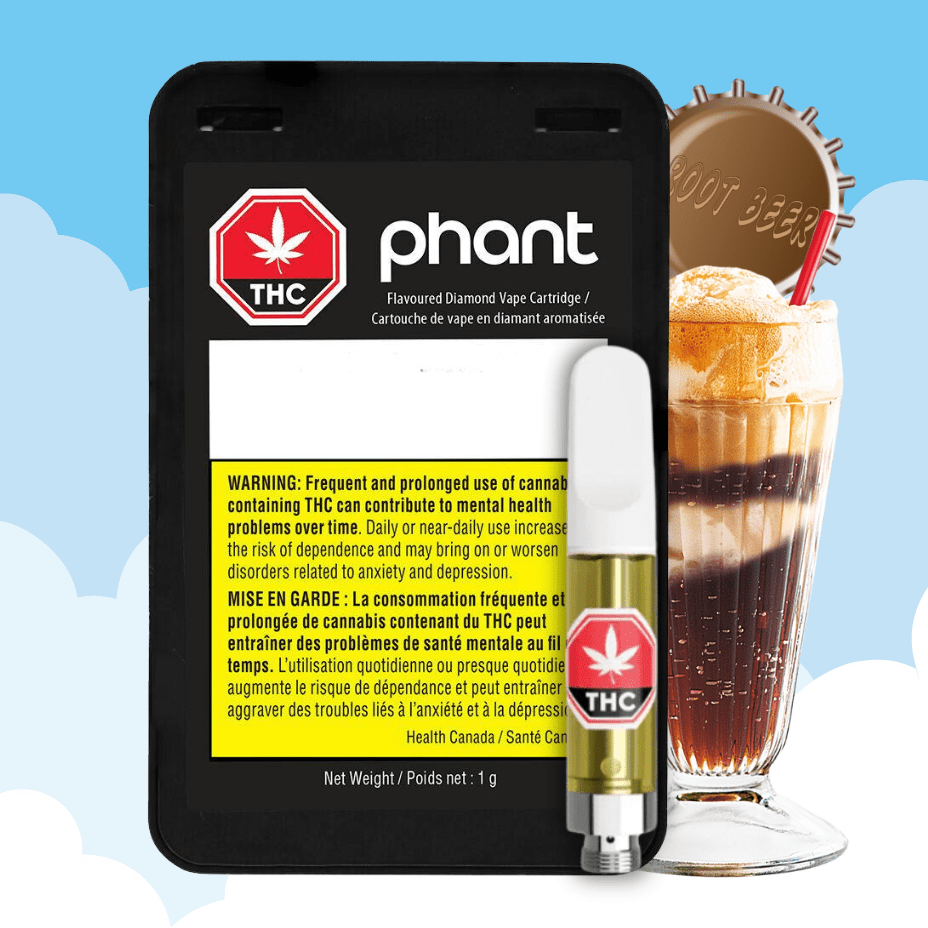 Phant Root Beer OG Liquid Diamond 510 Cartridge-1g 1g Morden Vape SuperStore and Cannabis Manitoba Canada