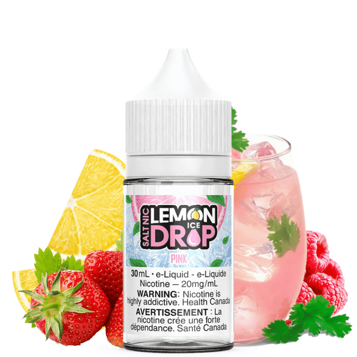 Pink Iced Salt by Lemon Drop E-liquids 30ml / 12mg Morden Vape SuperStore and Cannabis Manitoba Canada