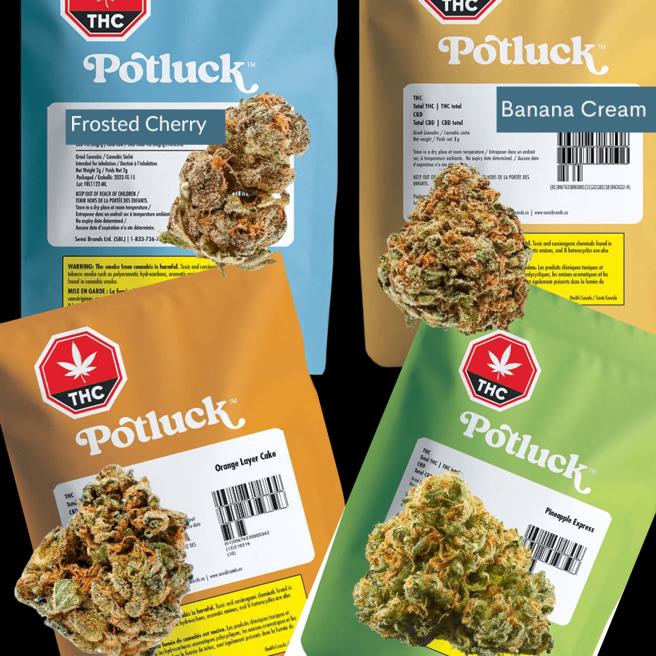 Potluck Fruit Collection Hybrid Flower-28g 28g Morden Vape SuperStore and Cannabis Manitoba Canada