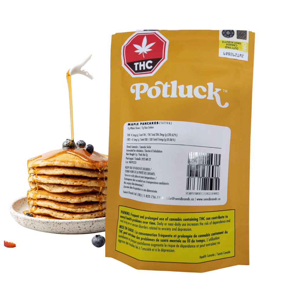 Potluck Maple Pancake Sativa Flower-7g 7g Morden Vape SuperStore and Cannabis Manitoba Canada