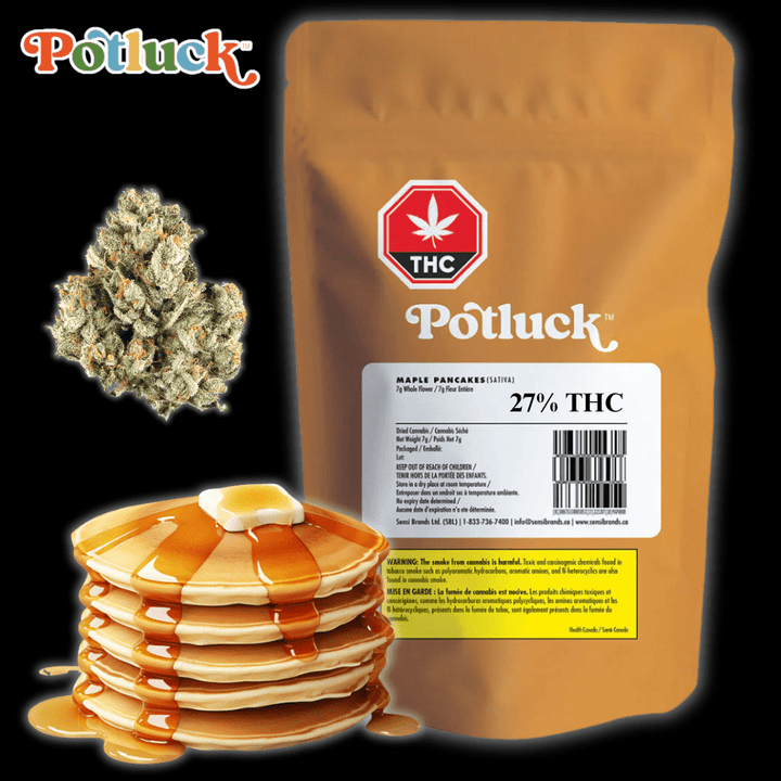 Potluck Maple Pancake Sativa Flower-7g 7g Morden Vape SuperStore and Cannabis Manitoba Canada