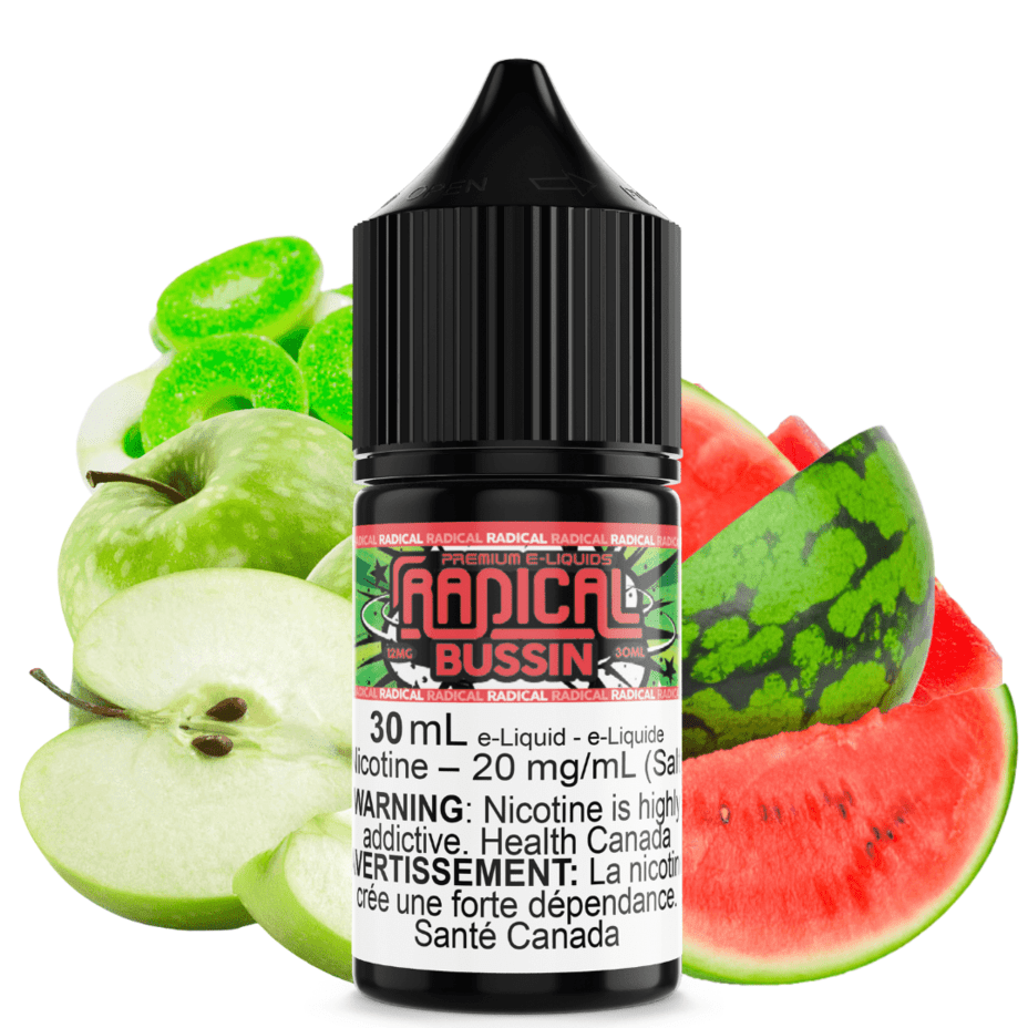 Bussin Salt Nic by Radical E-liquid 30ml / 12mg Morden Vape SuperStore and Cannabis Manitoba Canada