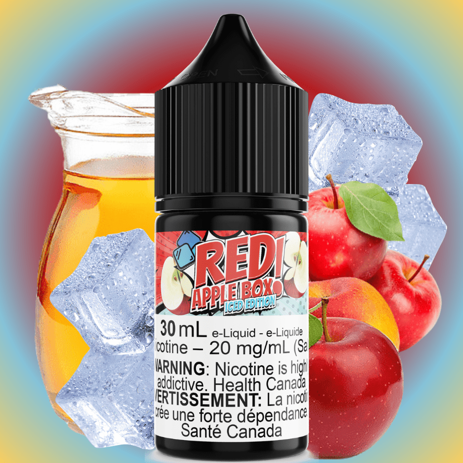 Red Apple Box Iced Salt by Maverick E-Liquid Morden Vape SuperStore and Cannabis Manitoba Canada