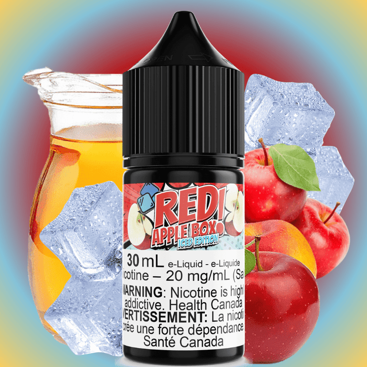 Red Apple Box Iced Salt by Maverick E-Liquid Morden Vape SuperStore and Cannabis Manitoba Canada