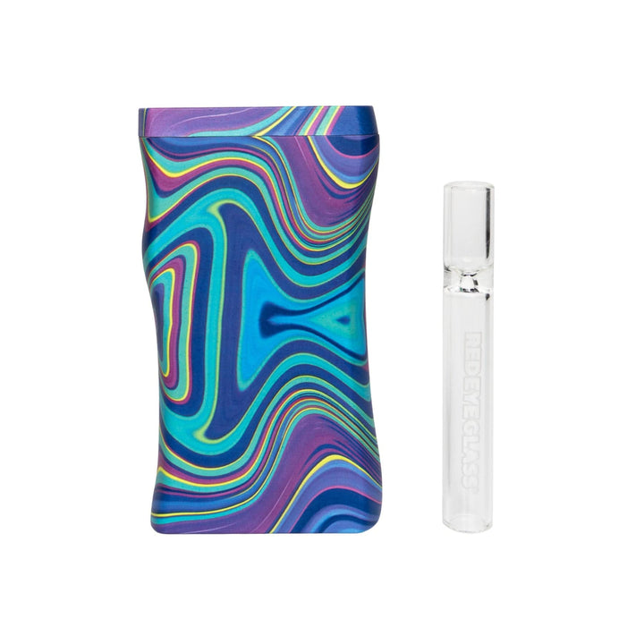 Red Eye Glass Dugout Purple Swirl Morden Vape SuperStore and Cannabis Manitoba Canada