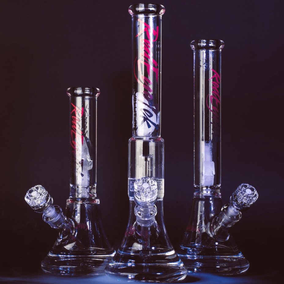 Red Eye Tek Terminator Revolution Dual Chamber Bell Base 17" Morden Vape SuperStore and Cannabis Manitoba Canada