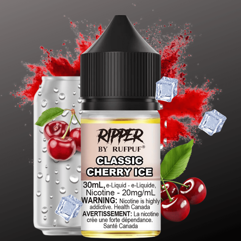 Ripper Rufpuf Salt-Classic Cherry Ice 30ml / 10mg Morden Vape SuperStore and Cannabis Manitoba Canada