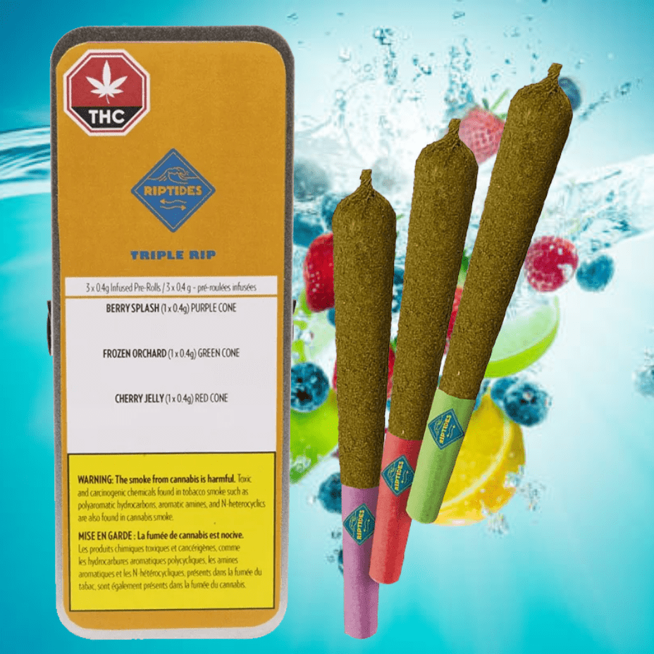 Riptide Triple Rip Infused Combo Pre-Rolls-3x0.4g Morden Vape SuperStore and Cannabis Manitoba Canada