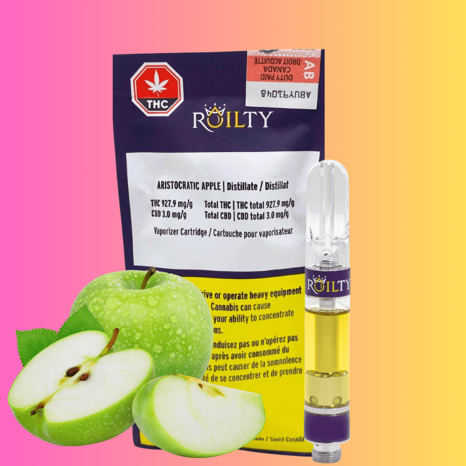 Roilty Aristocratic Apple Indica 510 Cart-1g 1g Morden Vape SuperStore and Cannabis Manitoba Canada