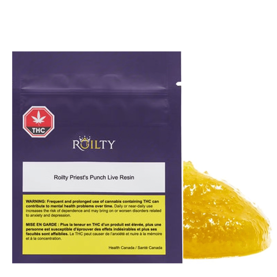 Roilty Priest's Punch Live Resin-1g 1g Morden Vape SuperStore and Cannabis Manitoba Canada