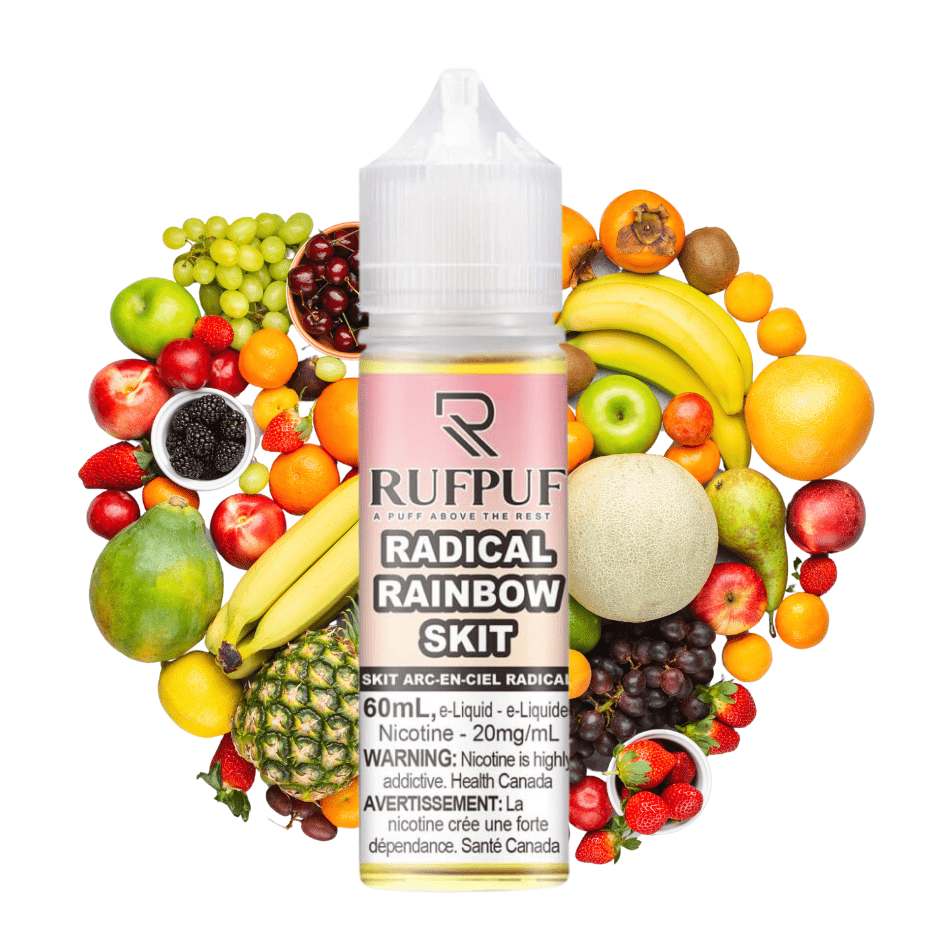 Gcore Rufpuf Salt Radical Rainbow Skit-60ml 20mg / 60mL Morden Vape SuperStore and Cannabis Manitoba Canada