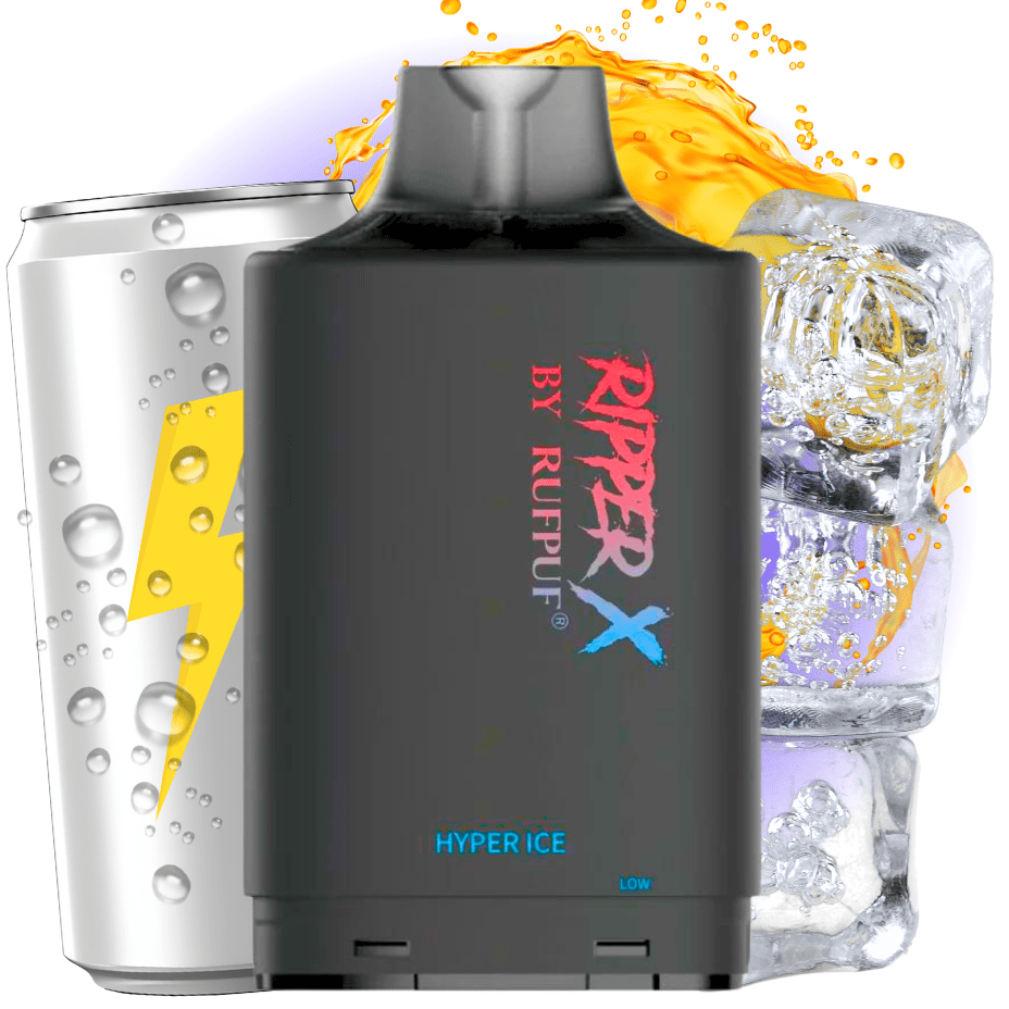 RufPuf Ripper X 35K Turbo Pod - Hyper Ice Morden Vape SuperStore and Cannabis Manitoba Canada