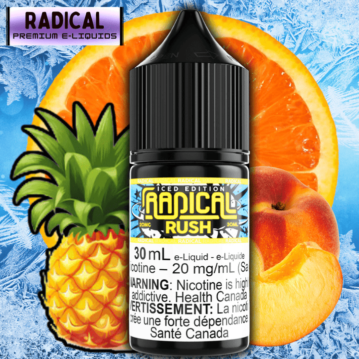 Rush ICE Salt Nic by Radical E-liquid Morden Vape SuperStore and Cannabis Manitoba Canada