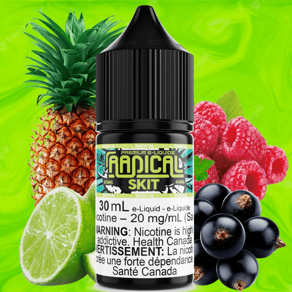 Skit Salt Nic by Radical E-liquid Morden Vape SuperStore and Cannabis Manitoba Canada