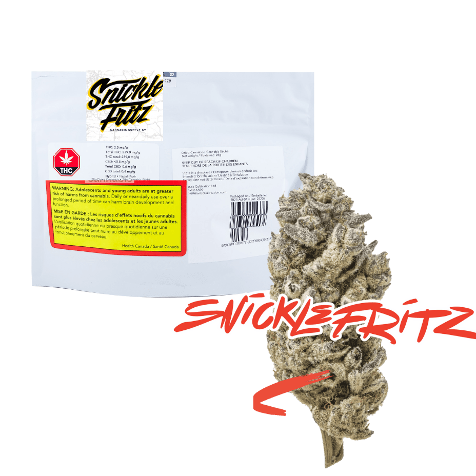 Snicklefritz Nepali Kush Indica Flower-28g 28g Morden Vape SuperStore and Cannabis Manitoba Canada