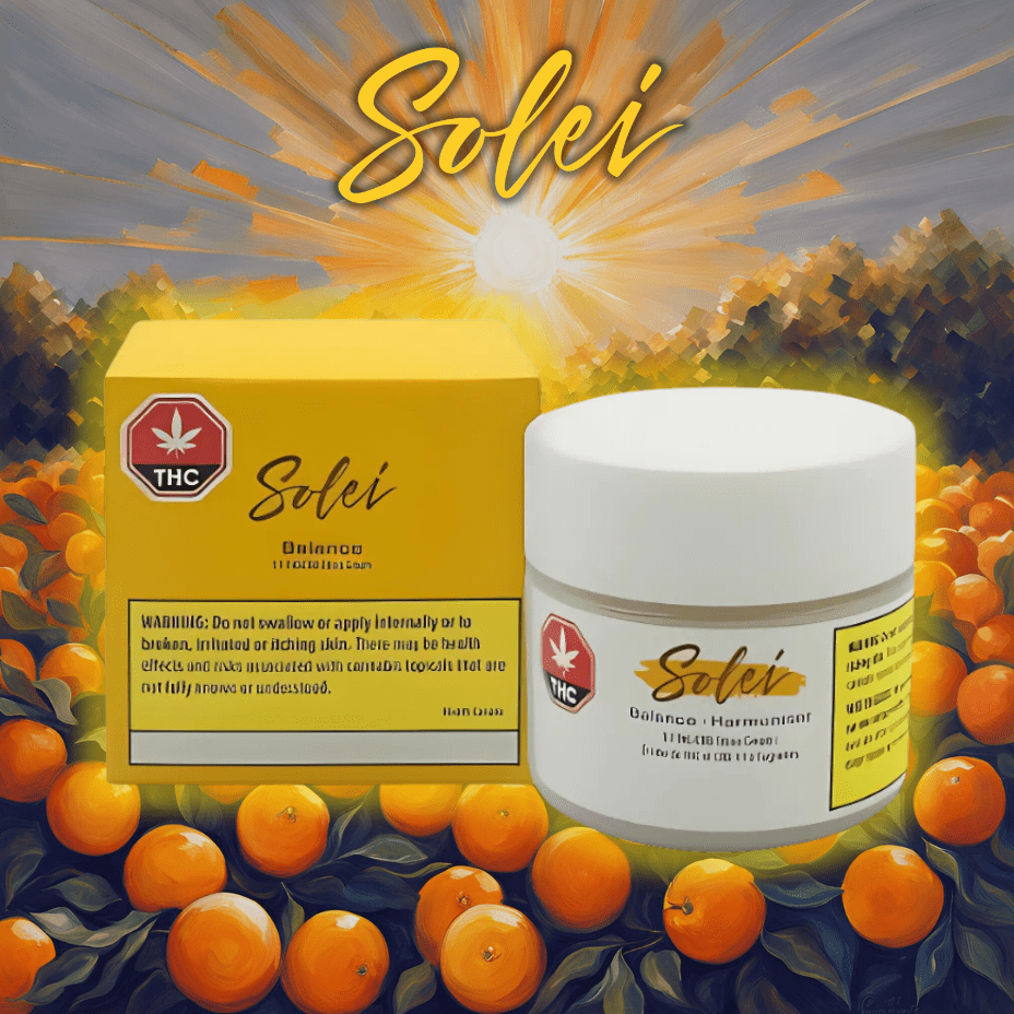 Solei Balance Orange Citrus CBD Cream 1:1 Morden Vape SuperStore and Cannabis Manitoba Canada