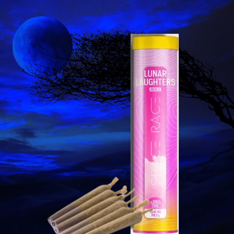 Space Race Lunar Laughters Hybrid Pre-Roll 6x0.4g Morden Vape SuperStore and Cannabis Manitoba Canada