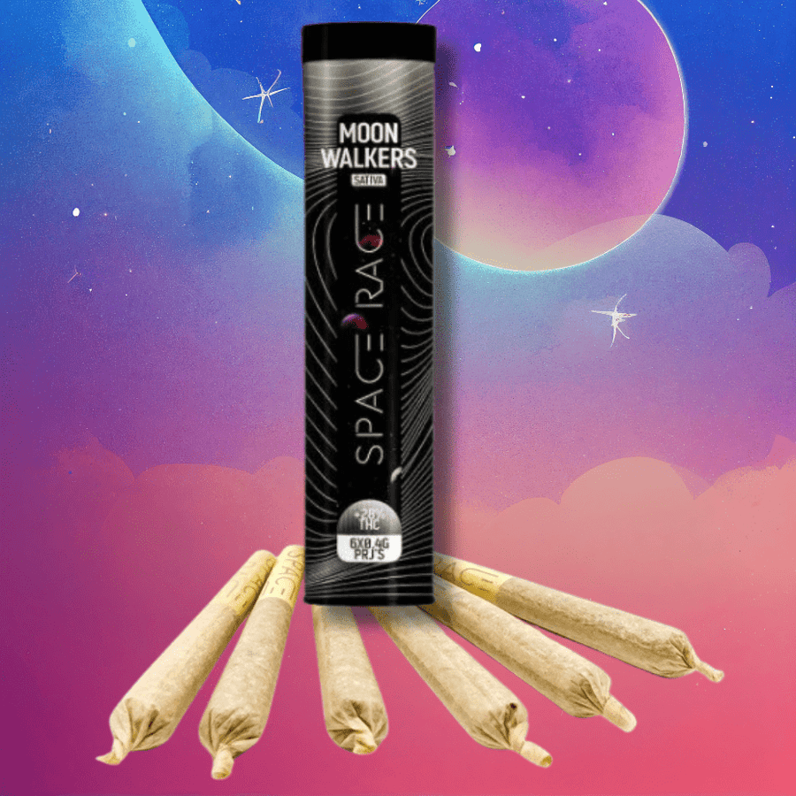 Space Race Moonwalkers Sativa Pre-rolls 6x0.4g 6x0.4g Morden Vape SuperStore and Cannabis Manitoba Canada