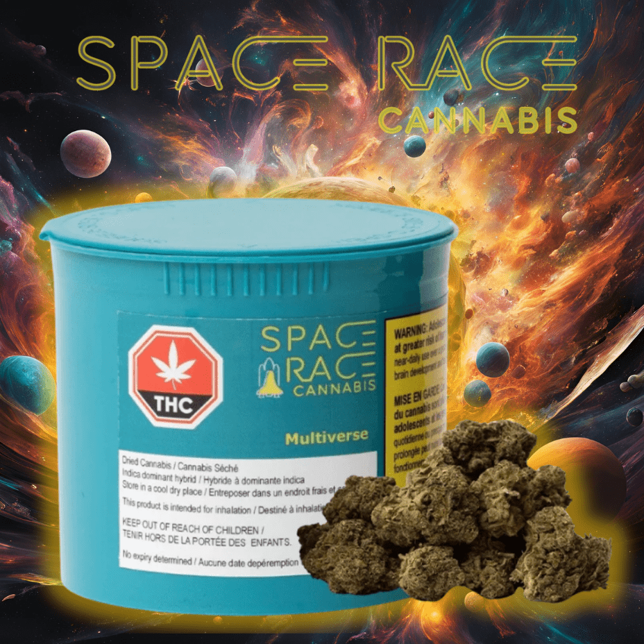 Space Race Multiverse Indica Flower-14g Morden Vape SuperStore and Cannabis Manitoba Canada