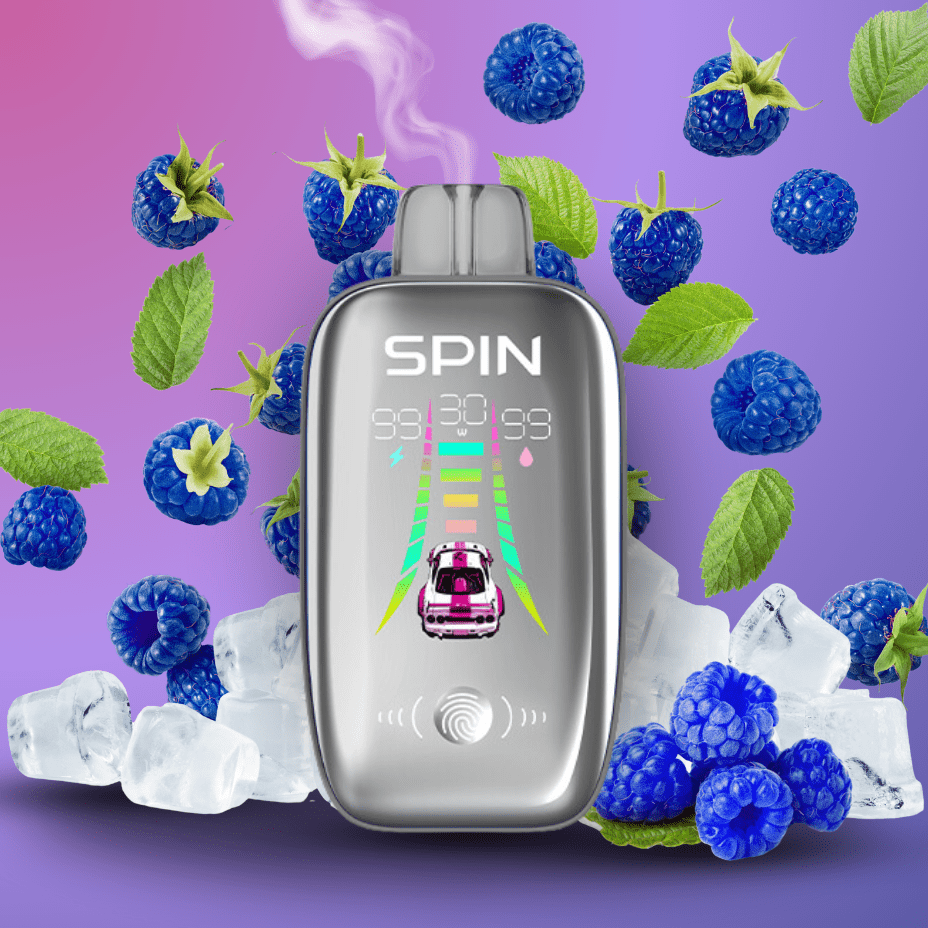 Spin Ultra 40k Disposable Vape - Blue Razz Ice 40000 puffs / 20mg Morden Vape SuperStore and Cannabis Manitoba Canada