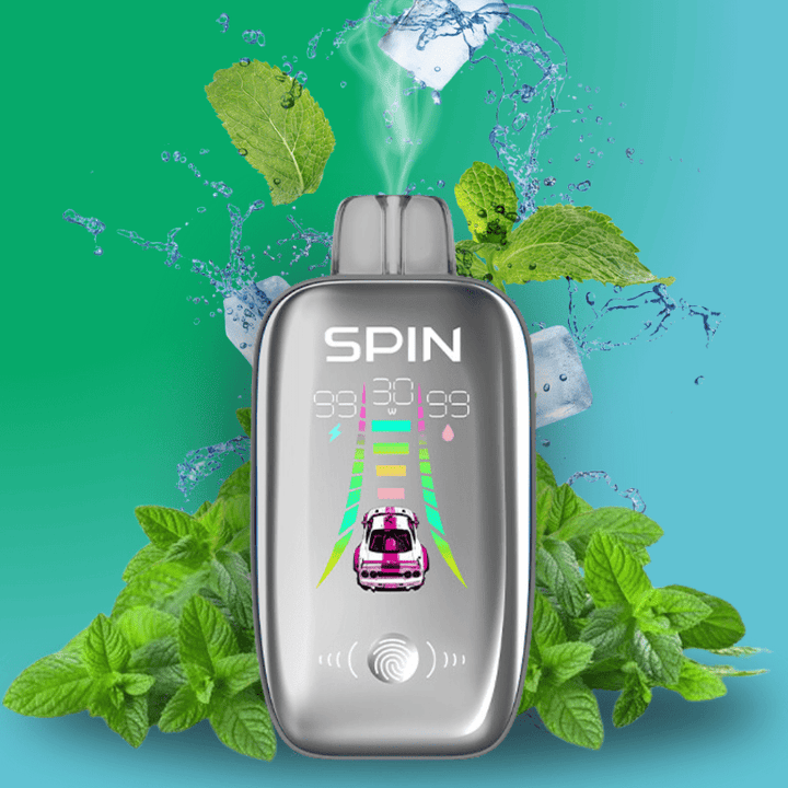 Spin Ultra 40k Disposable Vape - Miami Mint 40000 puffs / 20mg Morden Vape SuperStore and Cannabis Manitoba Canada