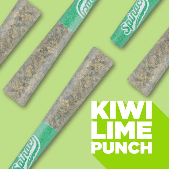 Spinach Kiwi Lime Punch Indica Pre-rolls 10x0.35g 10x0.35g Morden Vape SuperStore and Cannabis Manitoba Canada