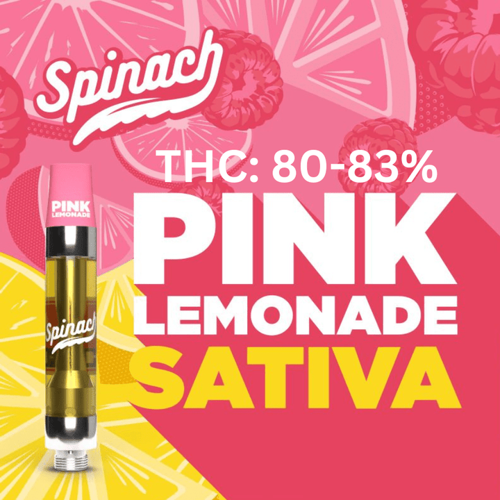 Spinach Pink Lemonade Sativa 510 Cartridge-1.2g 1.2g Morden Vape SuperStore and Cannabis Manitoba Canada