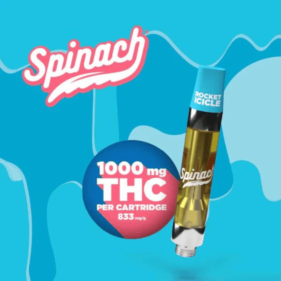 Spinach Rocket Icicle Sativa 510 Cartridge-1.2g 1.2g Morden Vape SuperStore and Cannabis Manitoba Canada