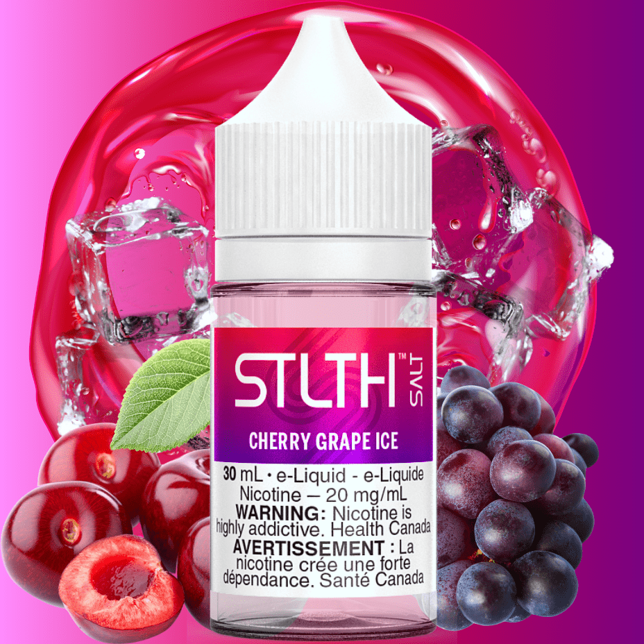 STLTH Salt - Cherry Grape Ice 30mL / 20mg Morden Vape SuperStore and Cannabis Manitoba Canada