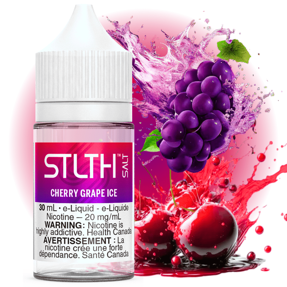 STLTH Salt - Cherry Grape Ice 30mL / 20mg Morden Vape SuperStore and Cannabis Manitoba Canada