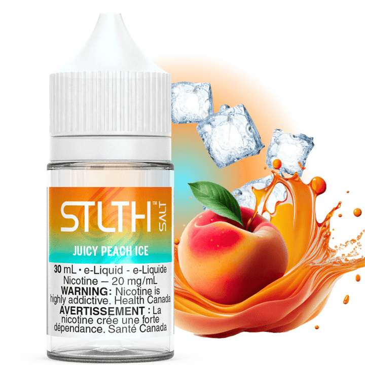 STLTH Salt - Juicy Peach Ice 30mL / 20mg Morden Vape SuperStore and Cannabis Manitoba Canada