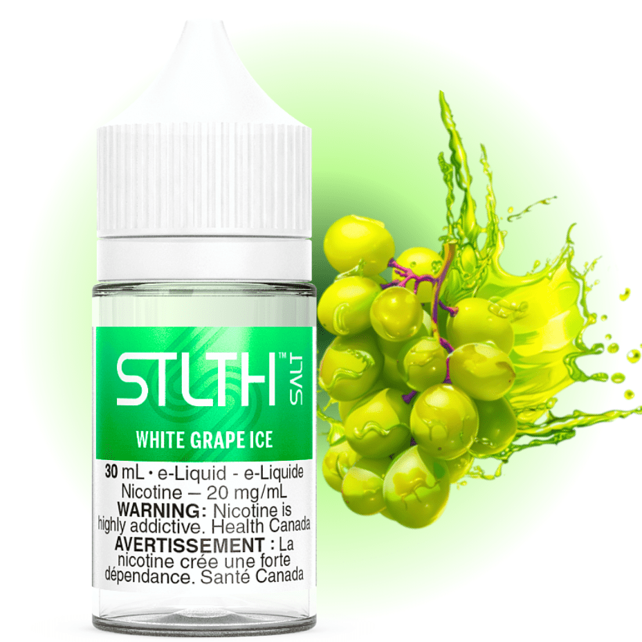 STLTH Salt - White Grape Ice 30mL / 20mg Morden Vape SuperStore and Cannabis Manitoba Canada