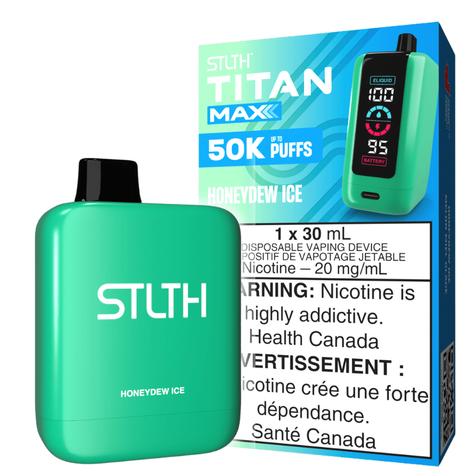 STLTH Titan Max 50k Disposable Vape-Honeydew Ice 50000 Puffs Morden Vape SuperStore and Cannabis Manitoba Canada