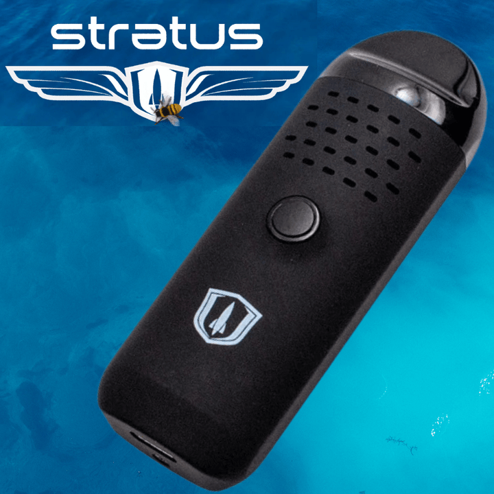 Stratus Mini Dry Herb Pen 1000mAh / Black Morden Vape SuperStore and Cannabis Manitoba Canada