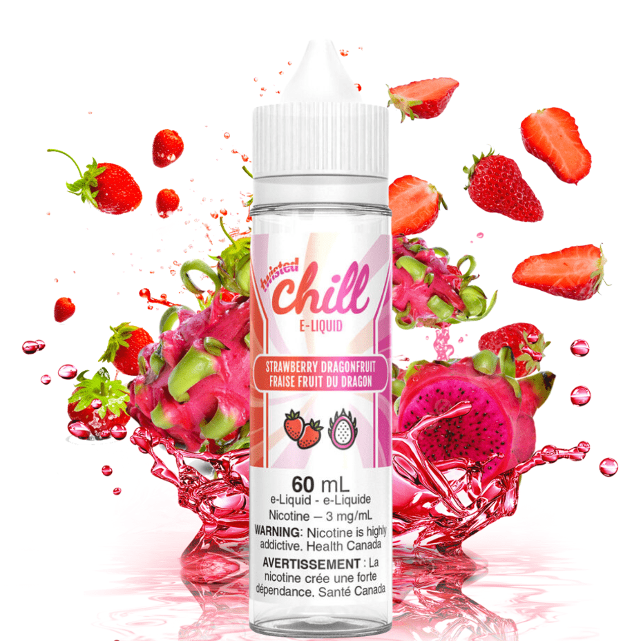 Strawberry Dragonfruit by Chill Twisted E-liquid 60ml / 3mg Morden Vape SuperStore and Cannabis Manitoba Canada