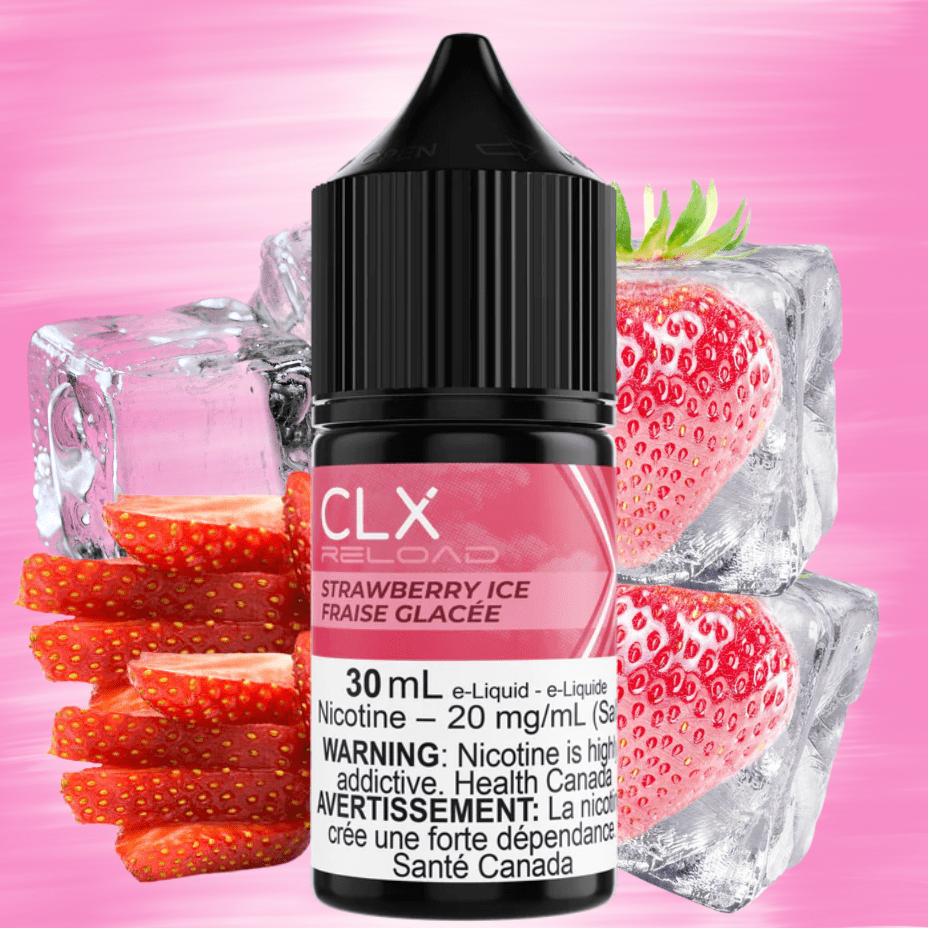 Strawberry Ice Salt by CLX Reload E-Liquid Morden Vape SuperStore and Cannabis Manitoba Canada