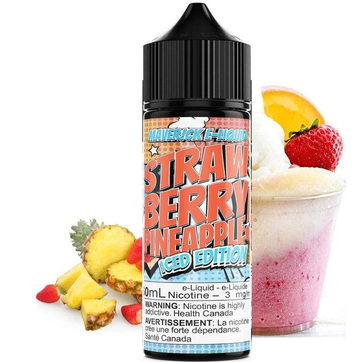 Strawberry Pineapple Iced by Maverick E-Liquid 60mL / 3mg Morden Vape SuperStore and Cannabis Manitoba Canada