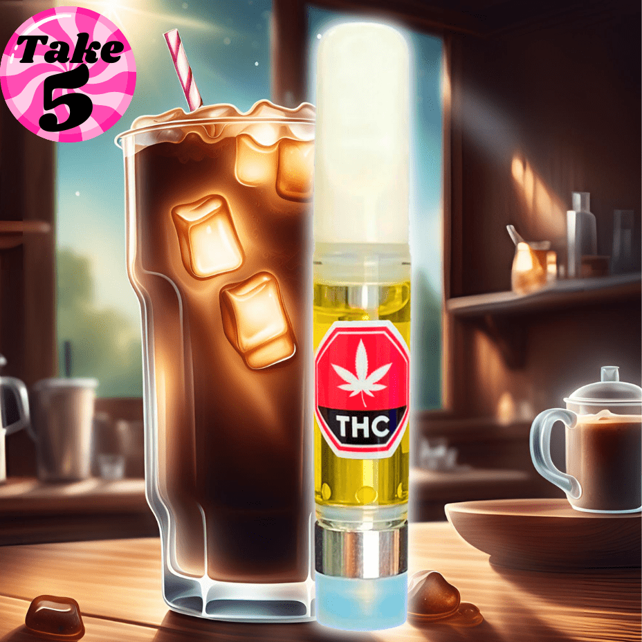 Take 5 Ice Coffee Sativa Cartridge-1g 1g Morden Vape SuperStore and Cannabis Manitoba Canada