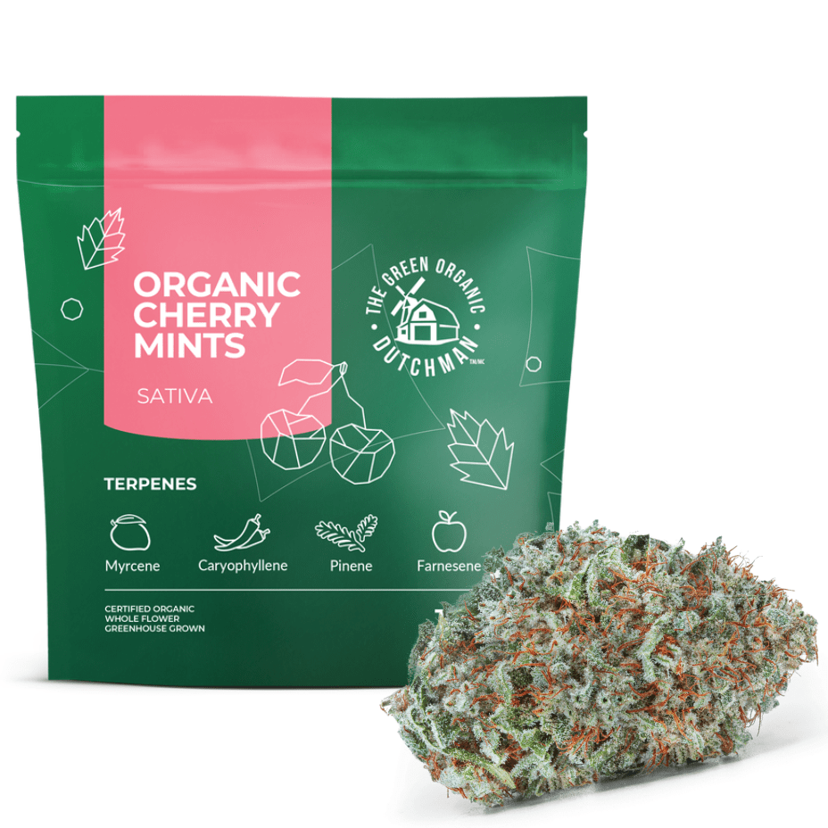 TGOD Organic Cherry Mints Sativa Hybrid Flower-14g 14g Morden Vape SuperStore and Cannabis Manitoba Canada