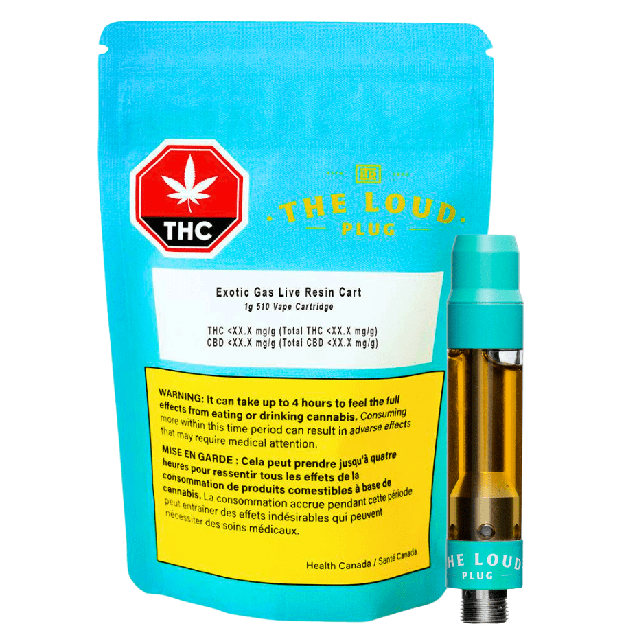 The Loud Plug Exotic Gas Live Resin Cartridge-1g 1g Morden Vape SuperStore and Cannabis Manitoba Canada