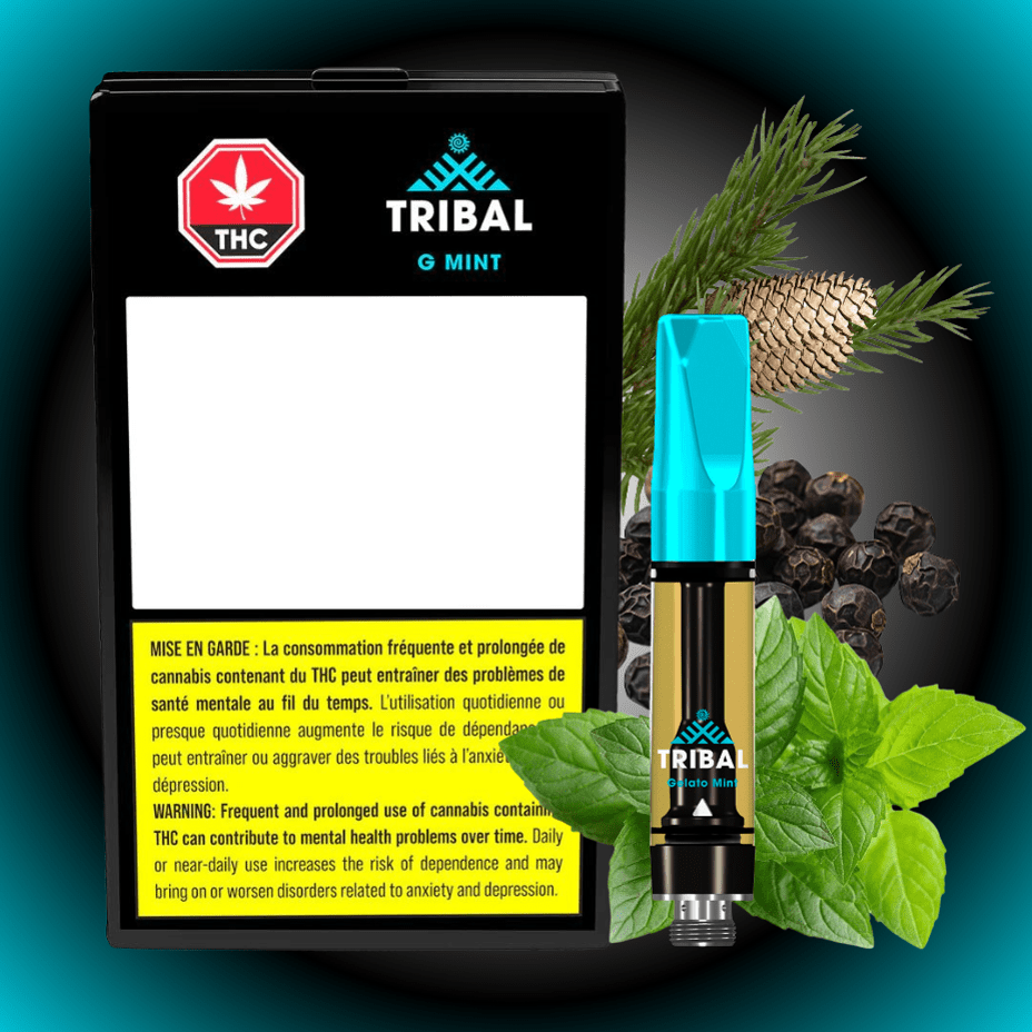 Tribal G Mint Live Resin 510 Cartridge-1g 1g Morden Vape SuperStore and Cannabis Manitoba Canada