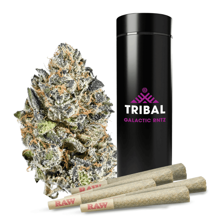 Tribal Galactic RNTZ Indica Pre-rolls 5x0.6g 5x0.6g Morden Vape SuperStore and Cannabis Manitoba Canada