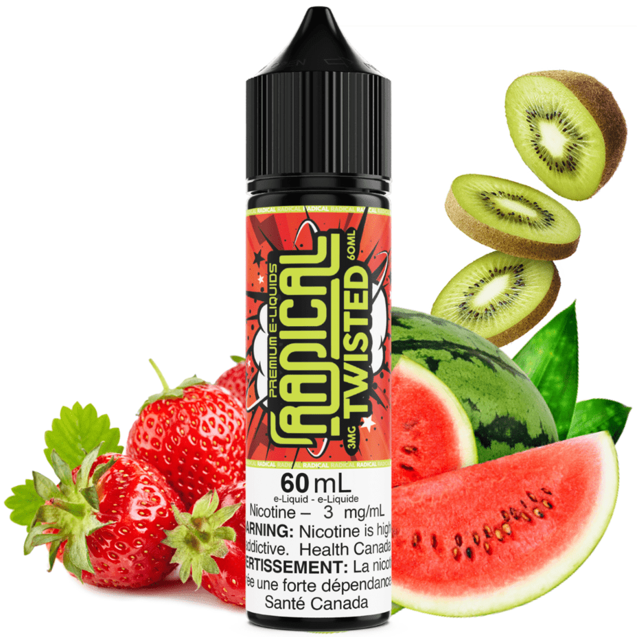 Twisted by Radical E-liquid 60ml / 3mg Morden Vape SuperStore and Cannabis Manitoba Canada