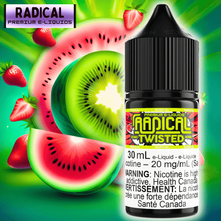 Twisted Salt Nic by Radical E-liquid Morden Vape SuperStore and Cannabis Manitoba Canada