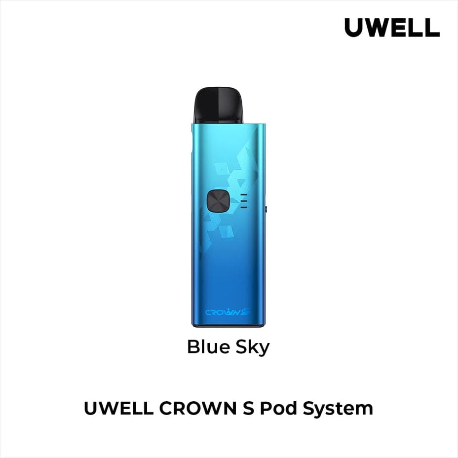 Uwell Crown S Pod Kit Blue Sky Morden Vape SuperStore and Cannabis Manitoba Canada