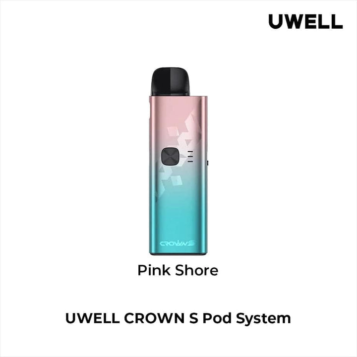 Uwell Crown S Pod Kit Pink Shore Morden Vape SuperStore and Cannabis Manitoba Canada